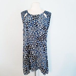 Lucky Brand Blue Print Dress